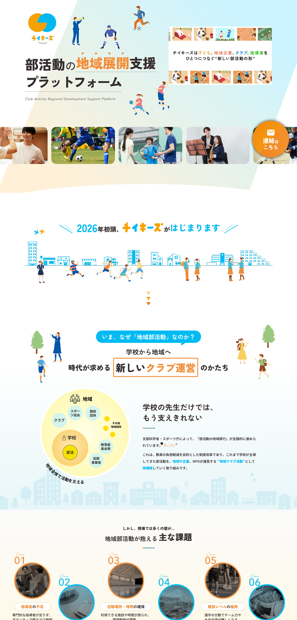 チイキーズ様 サービスLP制作①
